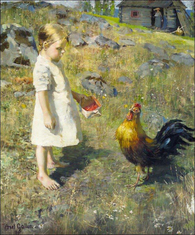 The Girl and the Rooster 